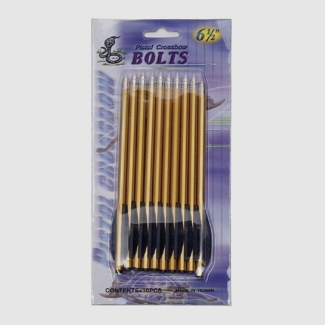 Ersatzpfeile Armbrust Bolzen Metall (10Stück)