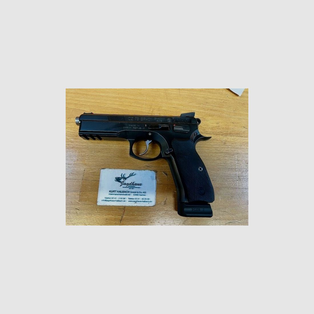 Kommissionen Pist. CZ 75 SP-01 Shadow