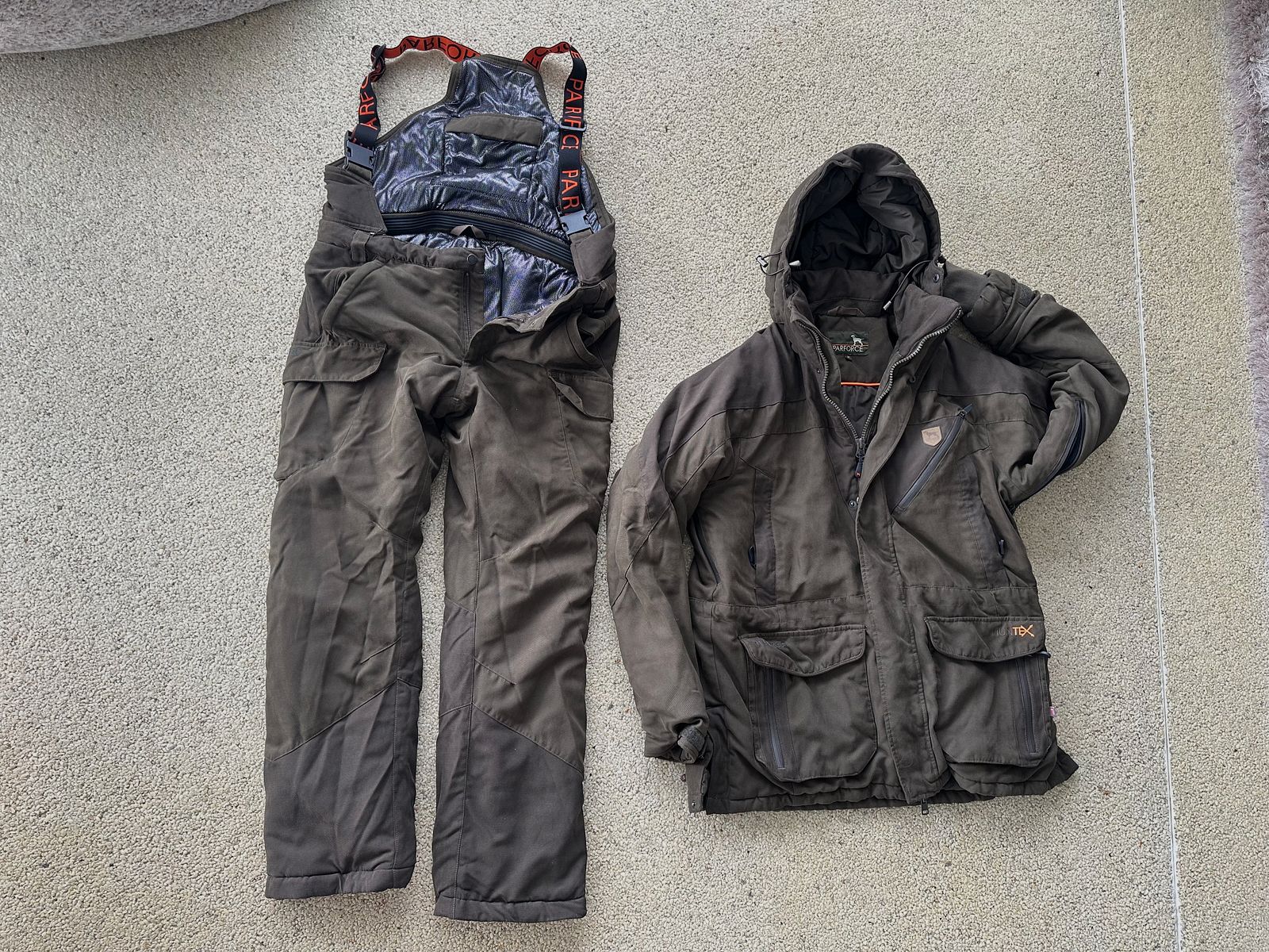 Parforce Ultimate HunTEX Jagd M/L Thermo Winter Jacke Parka