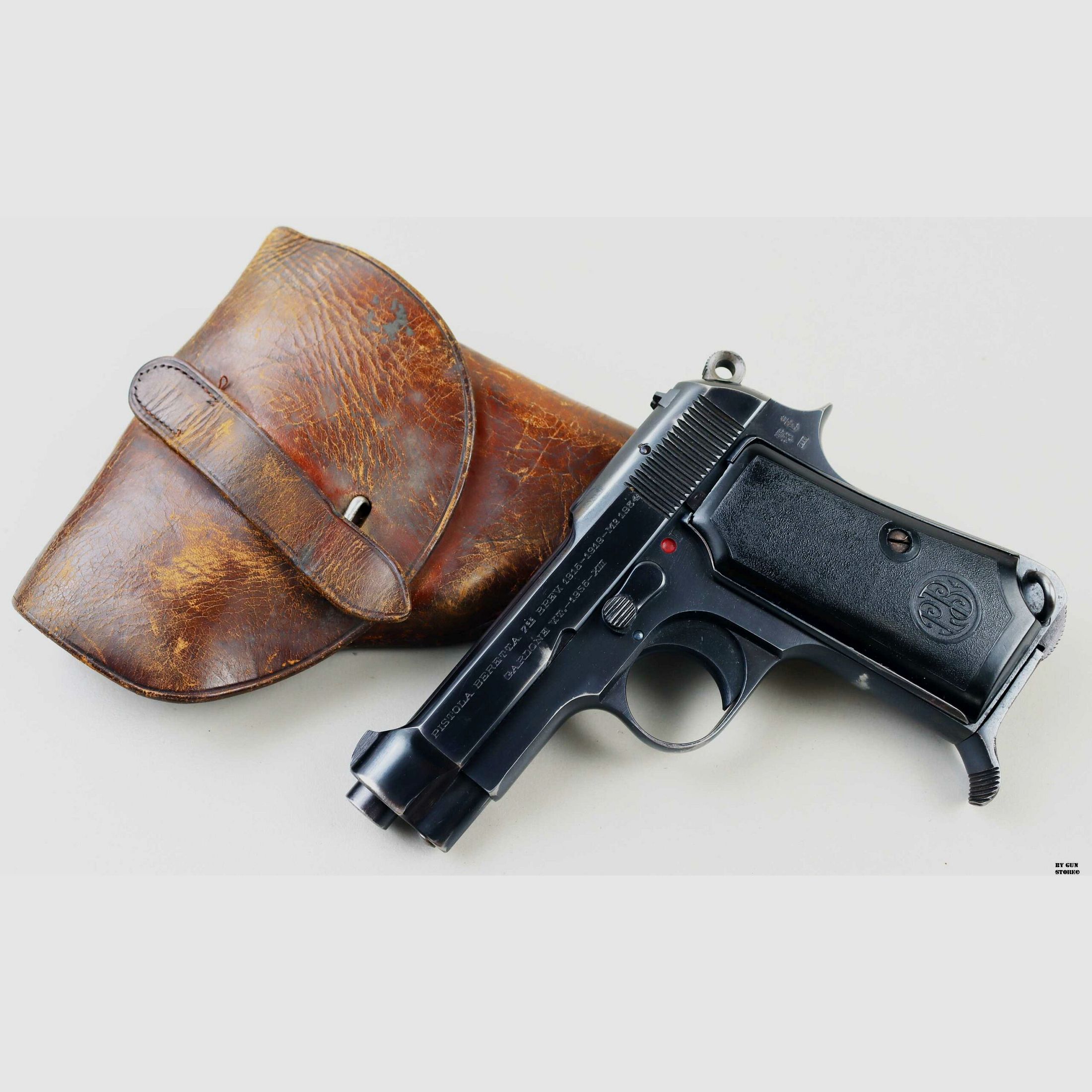 Pistola Beretta Brev.1915-1919 M.1934 cal. 7,65 mm matr. 411438, immagine 11 di 14