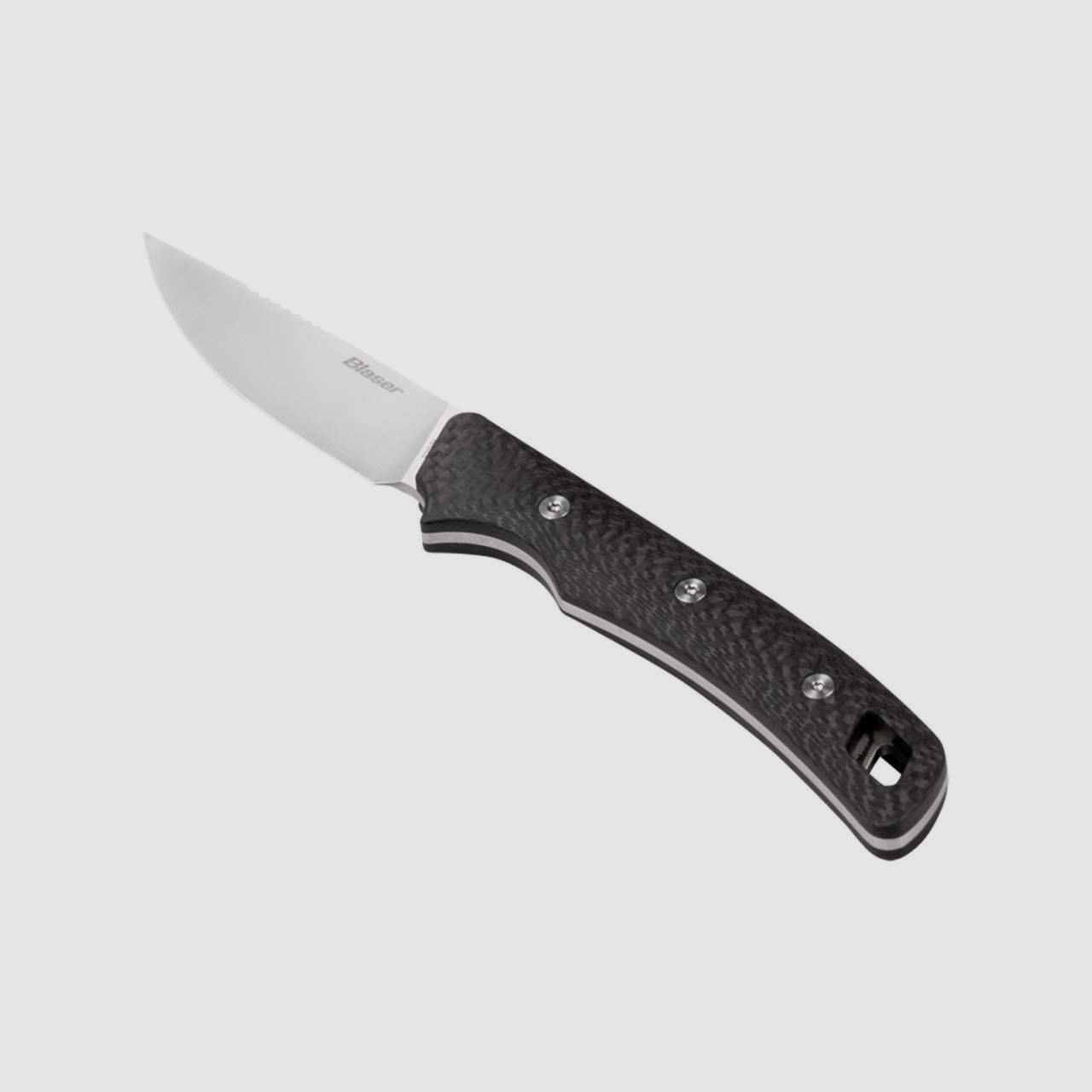 Jagdmesser handlich Outdoor Blaser Ultimate Carbon 70, 7cm Hartschalenetui Kydex mit Gürtelclip, 59g, Bild 4 von 4