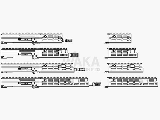 Protección de manos B&T M-Lock "Extendida" para B&T APC223