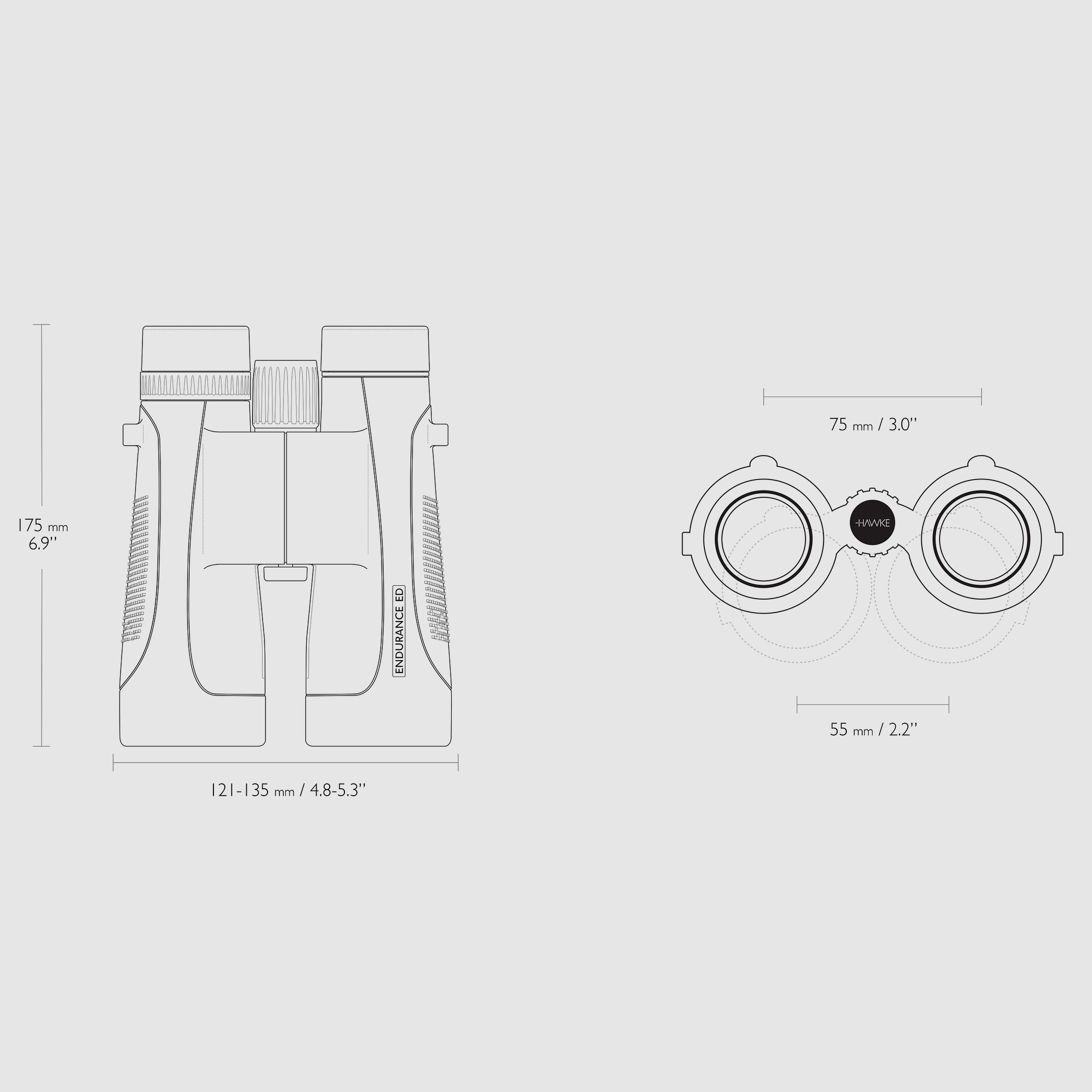 HAWKE 36505 ENDURANCE ED MARINE 7x50 binocolo blu