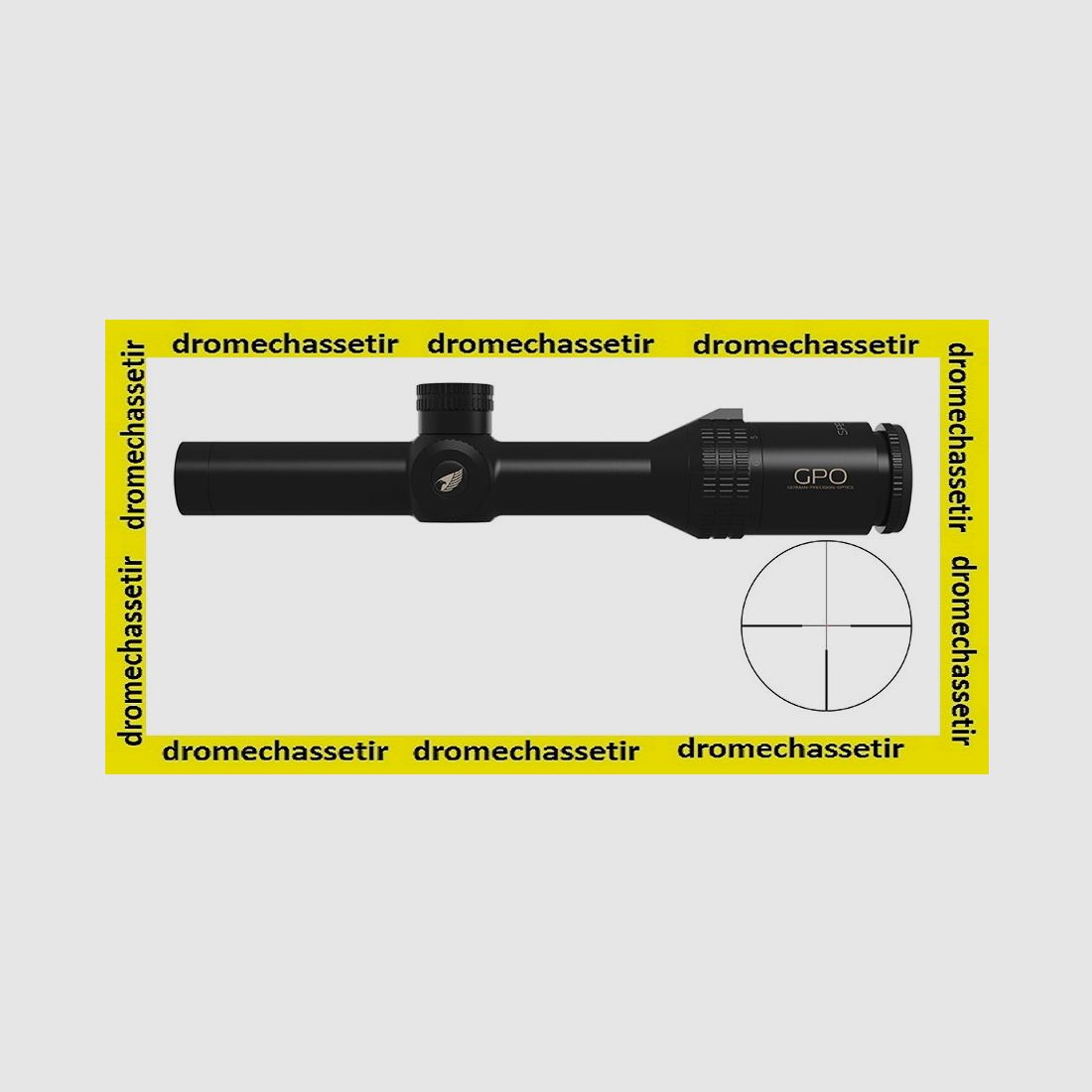 DRUCKGEBER GPO SPECTRA 1-6X24 MIT BELEUCHTETEM RETIKEL G4A