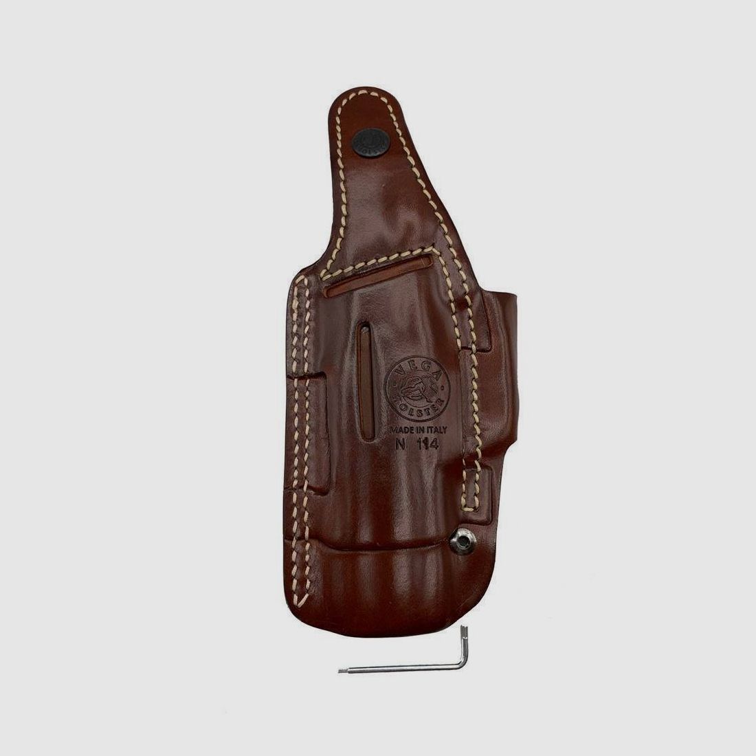 Schnellziehholster mit drei Tragepositionen Beretta 81/82/84/85/87, HW 94, Walther PP-Braun-Linkshänder