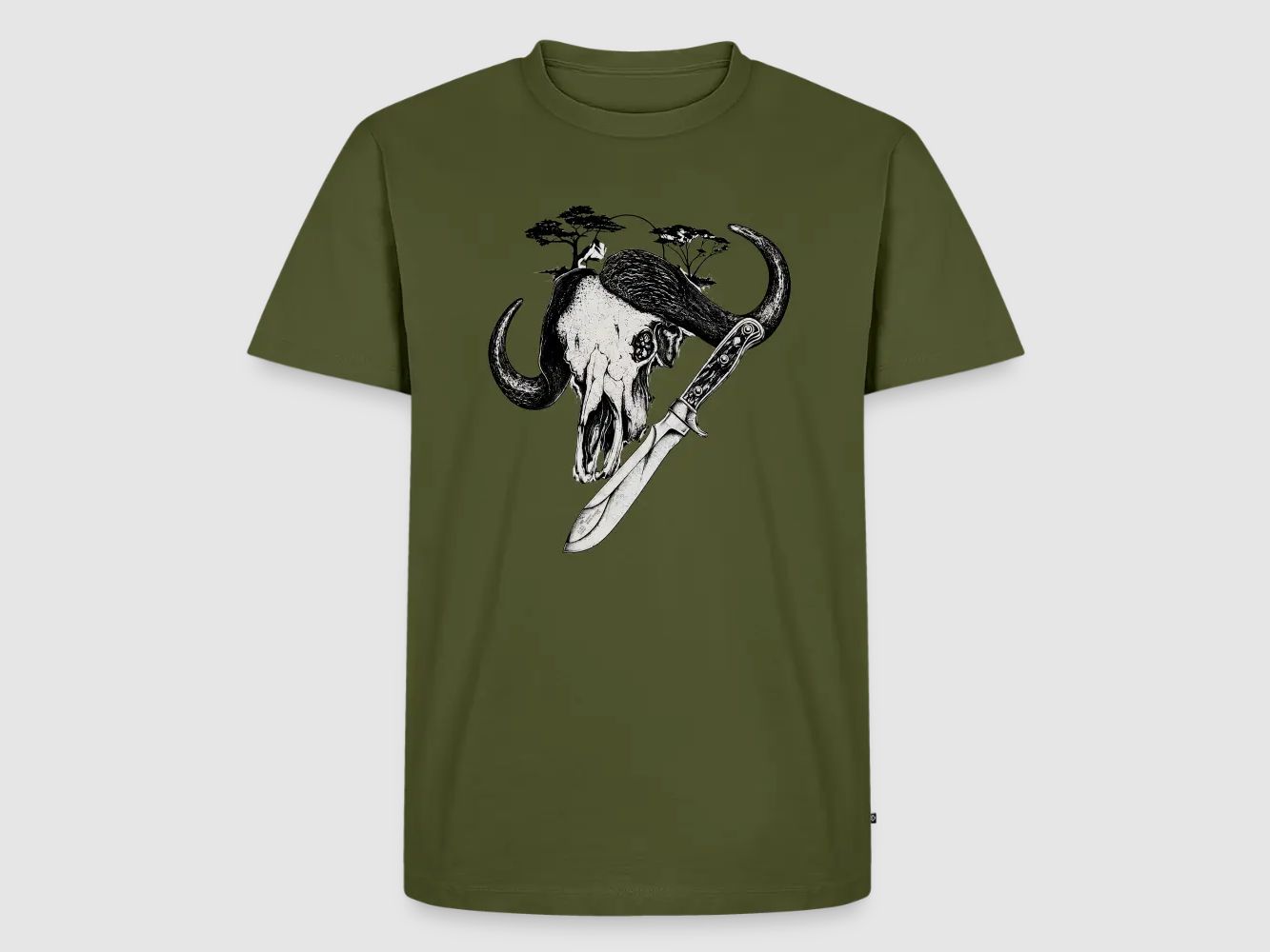 PUMA Heren Premium T-Shirt "White Hunter – Big Game"