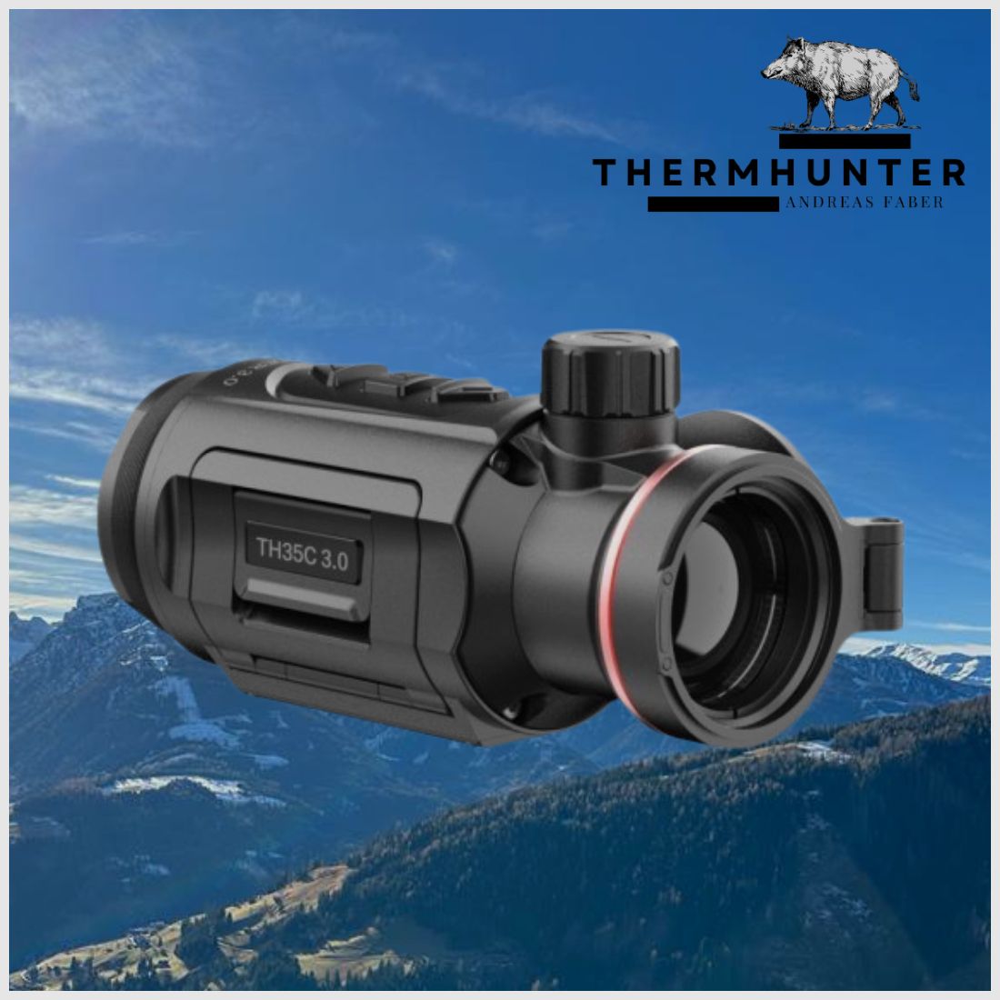 Hikmicro Clip-On Thunder TH35C 3.0 Ensemble complet avec adaptateur -NEUF-