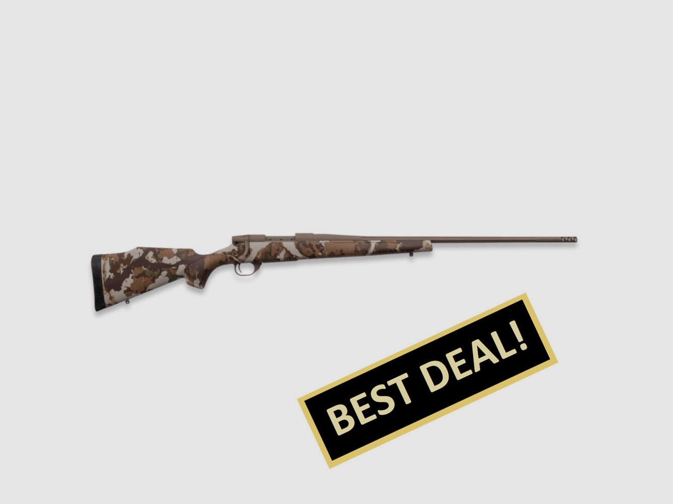 Weatherby VANGUARD FIRST LITE .308 WIN 24"/61CM FLUTED FDE CERAKOTE 1/2"-28