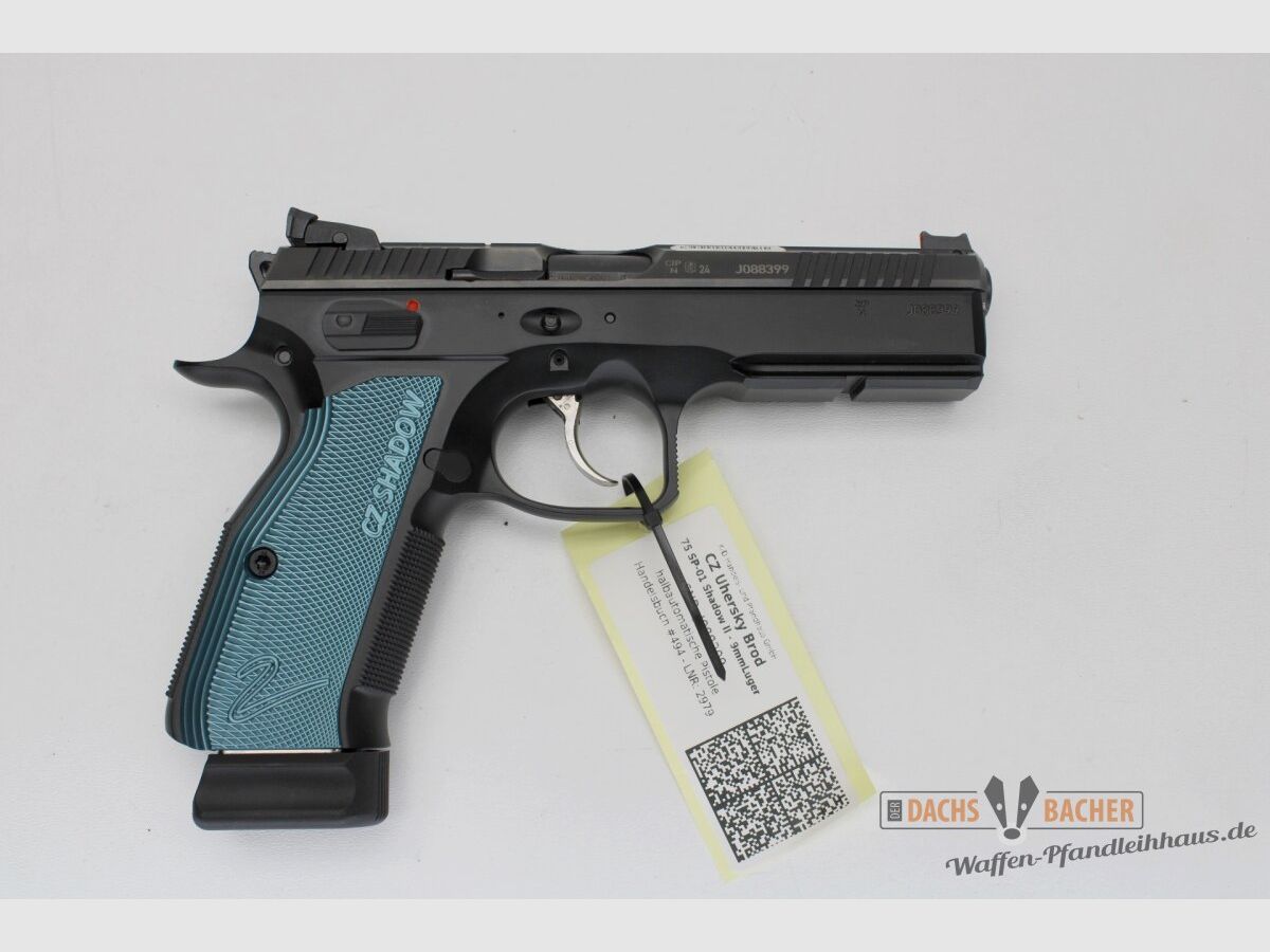 Pistole CZ 75 SP-01 Shadow II 2 Kal 9 Para inkl 2 Magazinen