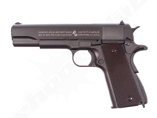 KWC Colt 1911A1 Airsoft CO2 GBB Pistole ab18 - Schwarz
