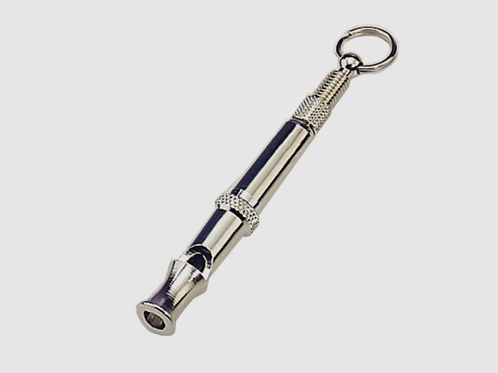 Sprenger Lautlose Hundepfeife aus Messing, vernickelt, Länge: 7,5cm