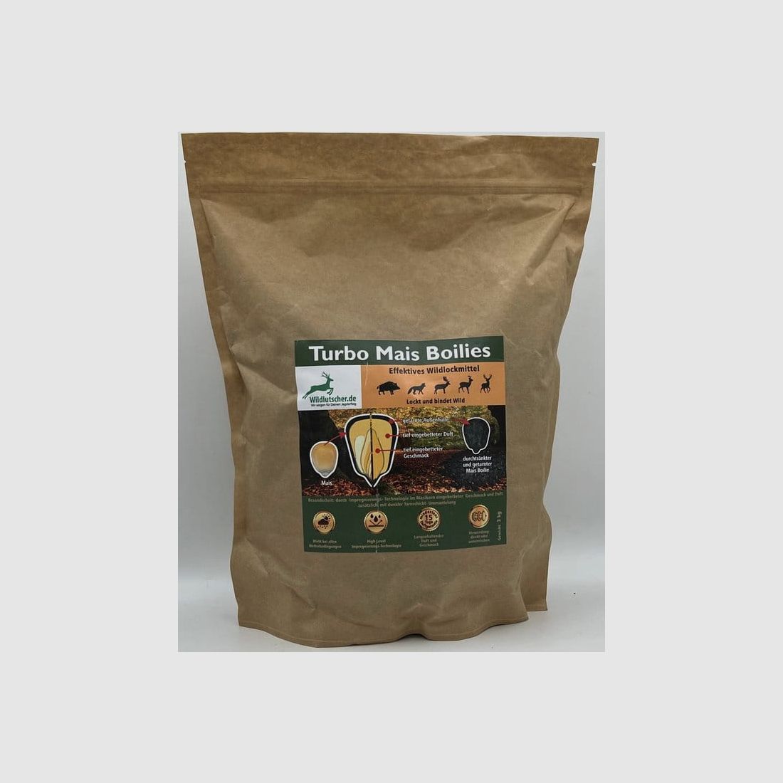 Wildlutscher Turbo Mais Boilies 8 kg