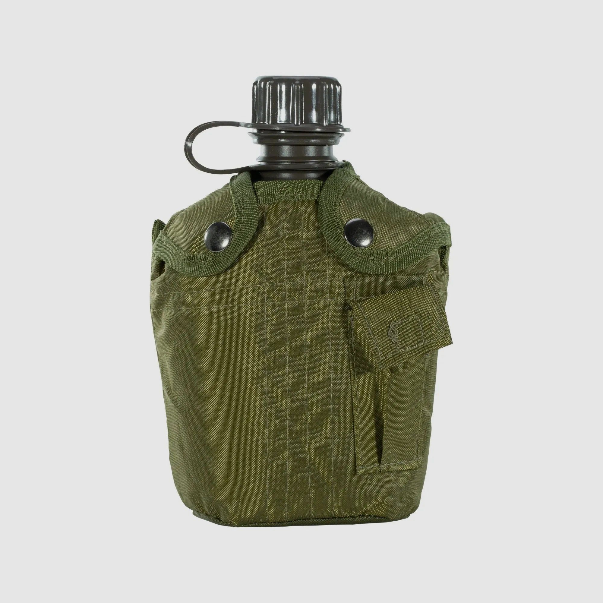 Mil-Tec Feldflasche 1 qt Import mit Hülle oliv