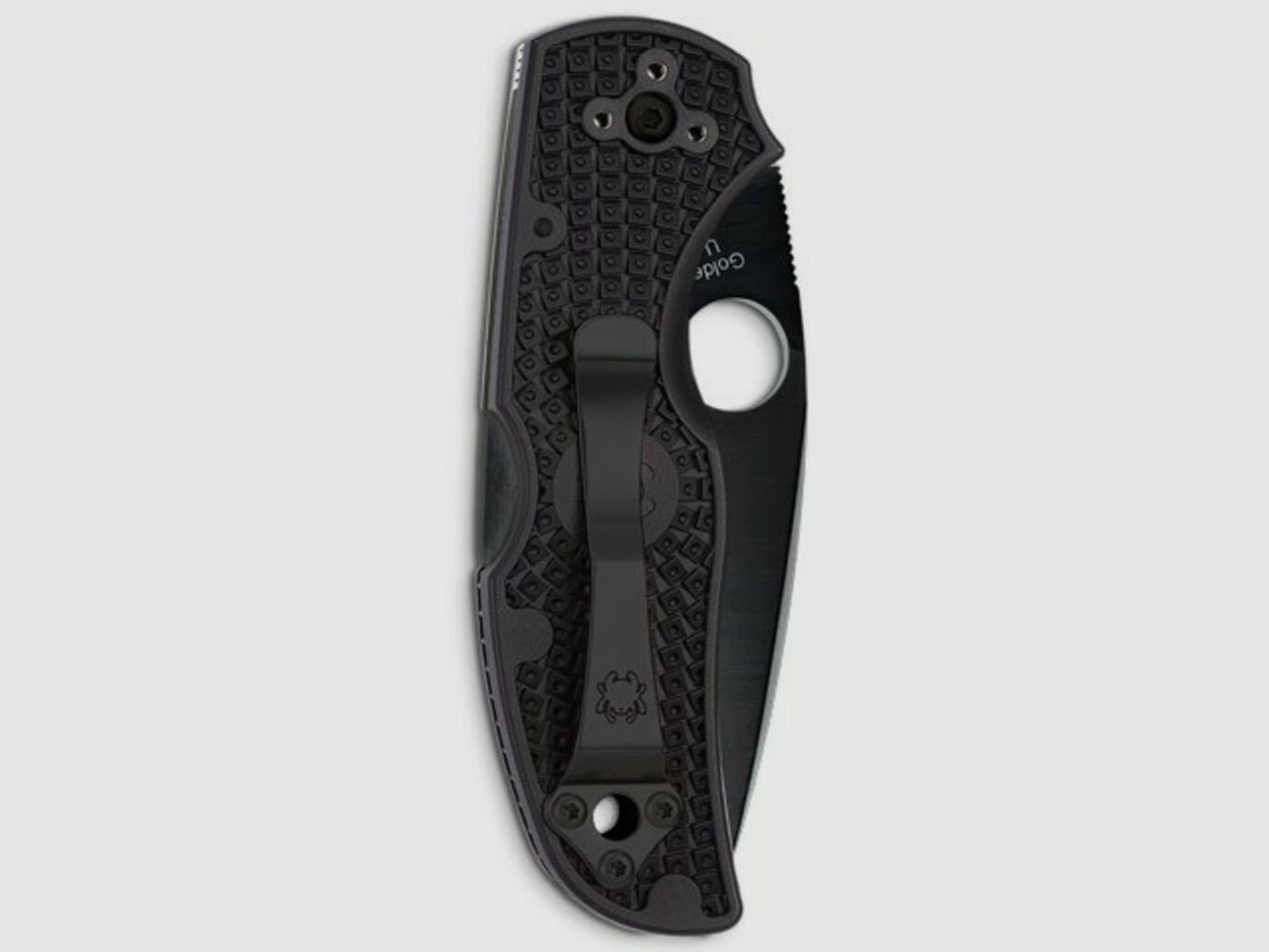 Spyderco Native 5 Folding Knife FRN Handle Black Combined Black, image 2 of 3