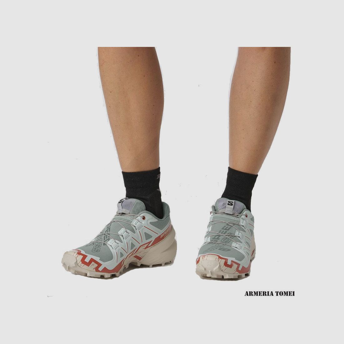 SALOMON – DAMES – SPEEDCROSS 6 W Lily Pad / Rainy Day / Bleached Aqua, afbeelding 6 van 7