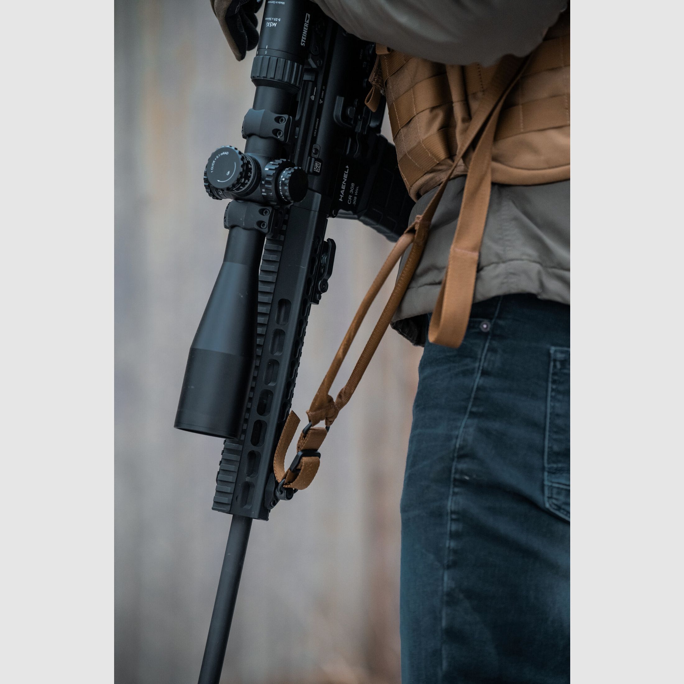 Coreclock DH24 Taktischer Gewehrriemen Coyote H&K Hacken, Bild 4 von 5