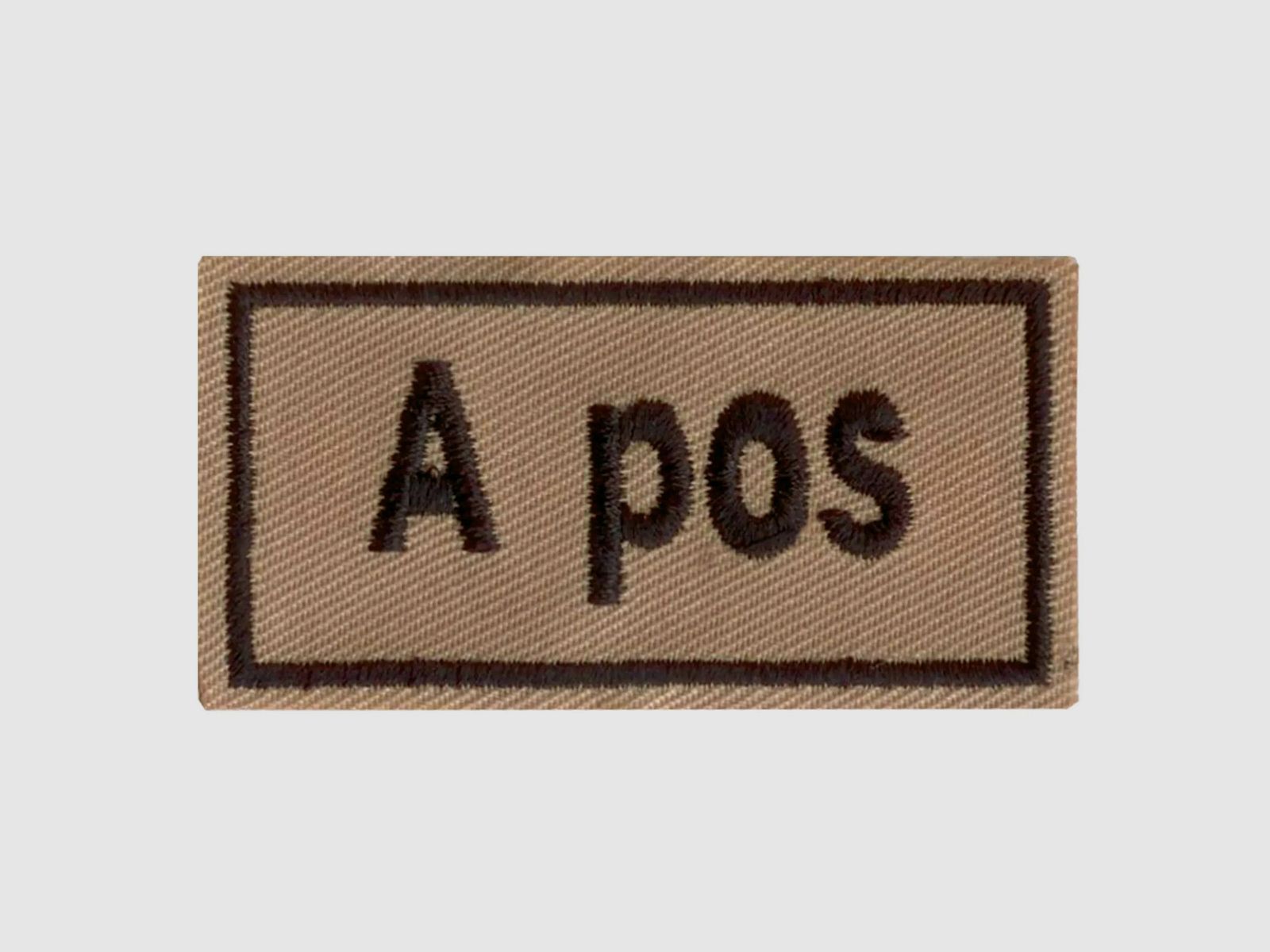Fritzsch Abzeichen Bloodpatch A pos khaki