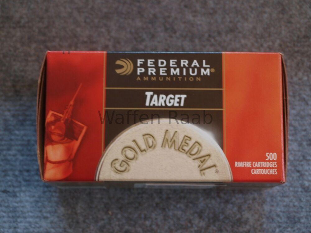 Federal Premium Target Gold Medal Federal Premium Target .22 Long Rifle Gold Medal, Bild 1 von 4