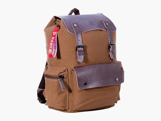Hanta Hanta Nature Rucksack Canvas 25 L braun