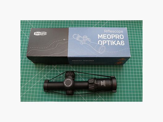 Meopta Optika6 1-6x24 FFP MRAD 2 RD Zielfernrohr, LPVO, Drückjagd