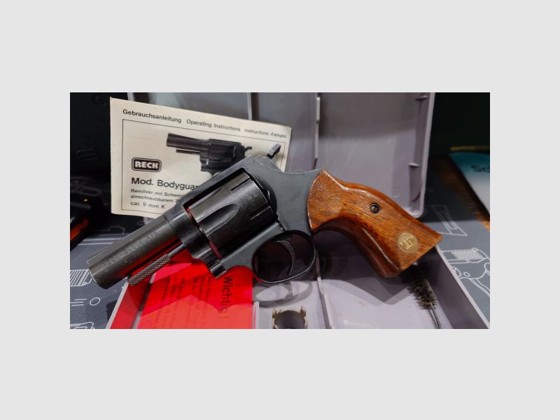 RECK BODYGUARD - SCHRECKSCHUSS-REVOLVER - 9 MM R.K. / .380 KNALL - OVP