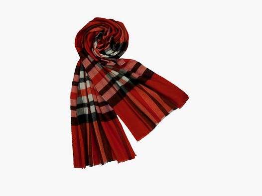 Cashmink stole scarf - check pattern