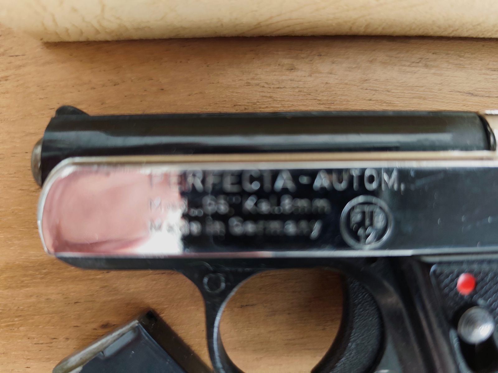 Sehr seltene Mayer & Riem PERFECTA G5 in Teil Nickel   PTB 12