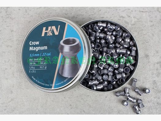 H&N Crow Magnum 5,5mm 200 pezzi prezzi a scalare