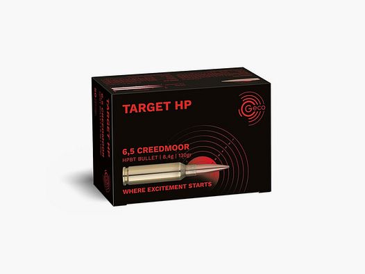 GECO Kal.6,5 Creedmoor TARGET HP 8,4g/130gr 50Stk.