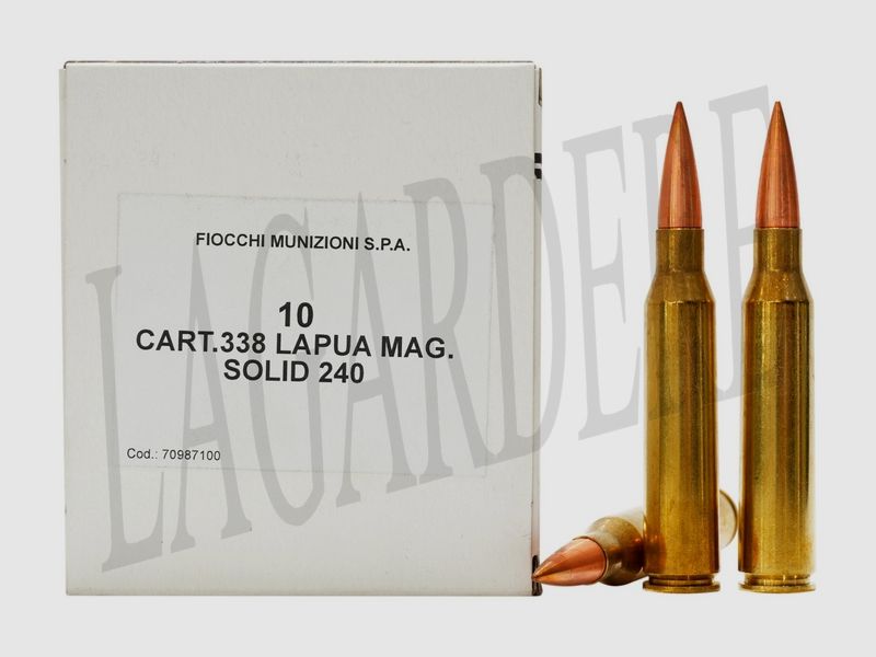 FIOCCHI SOLID 240 (PATRONE MIT GESCHOSS)