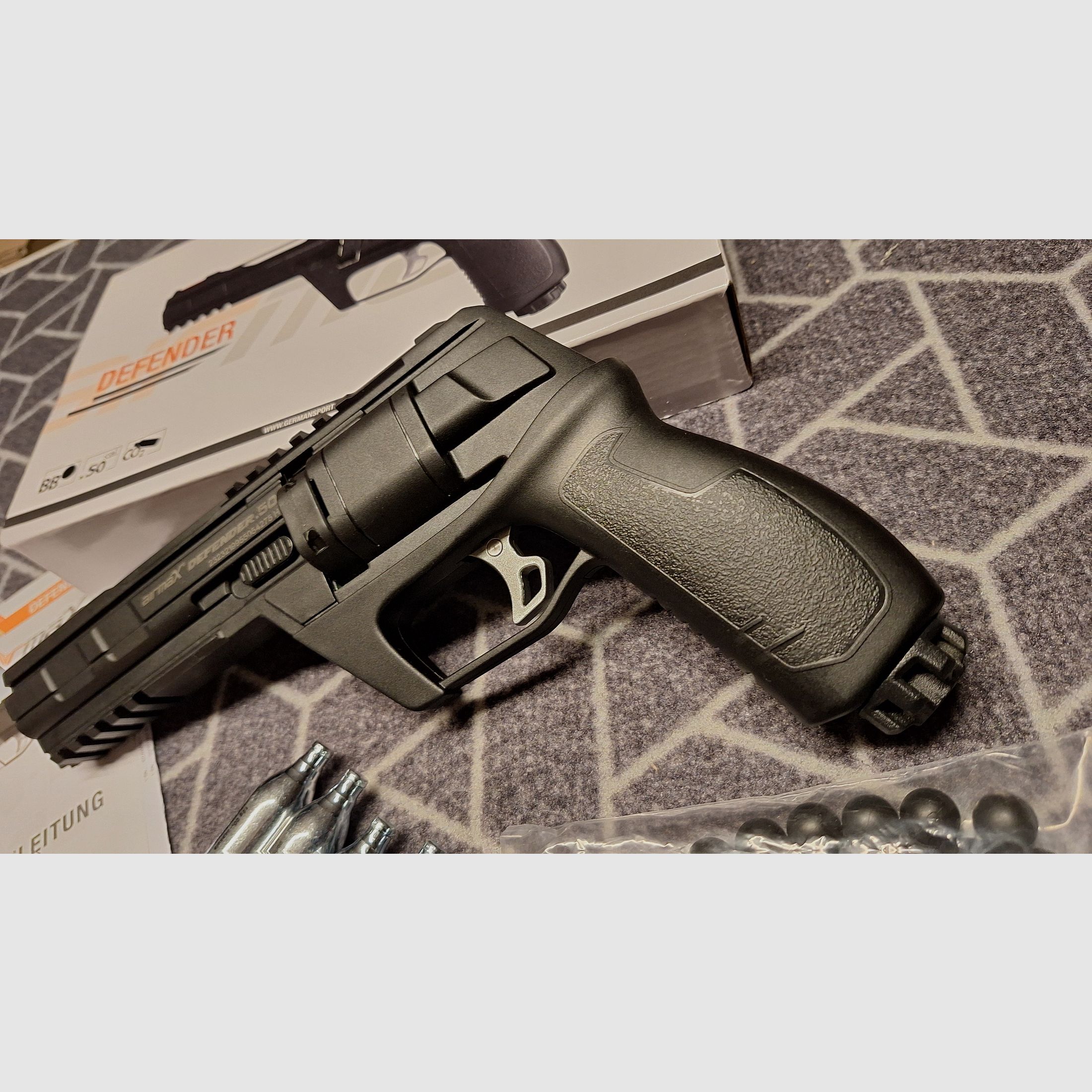 AirmaX Defender Co2-Revolver cal .50 Defense