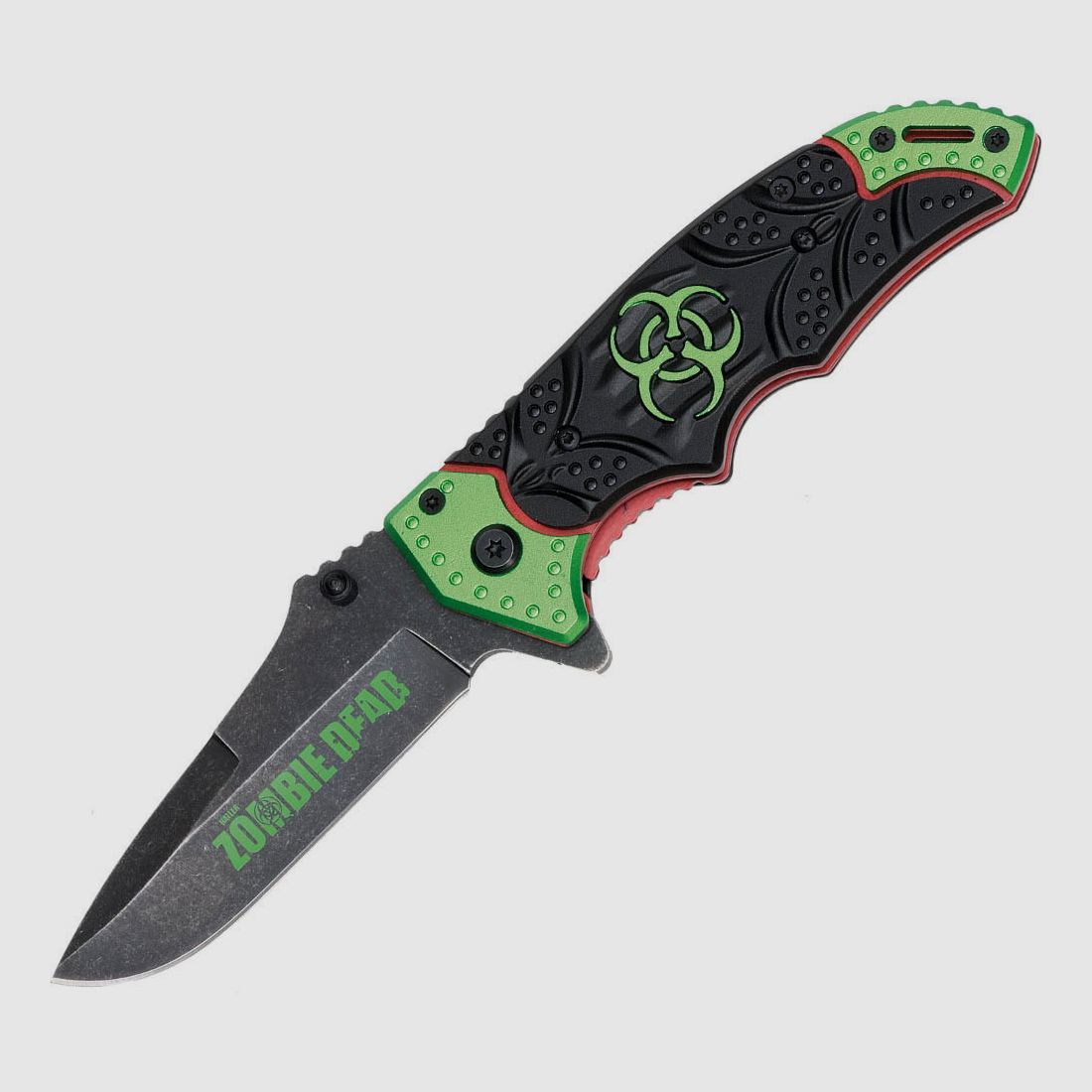 Zombie Dead Folder Messer mit Gürtelclip
