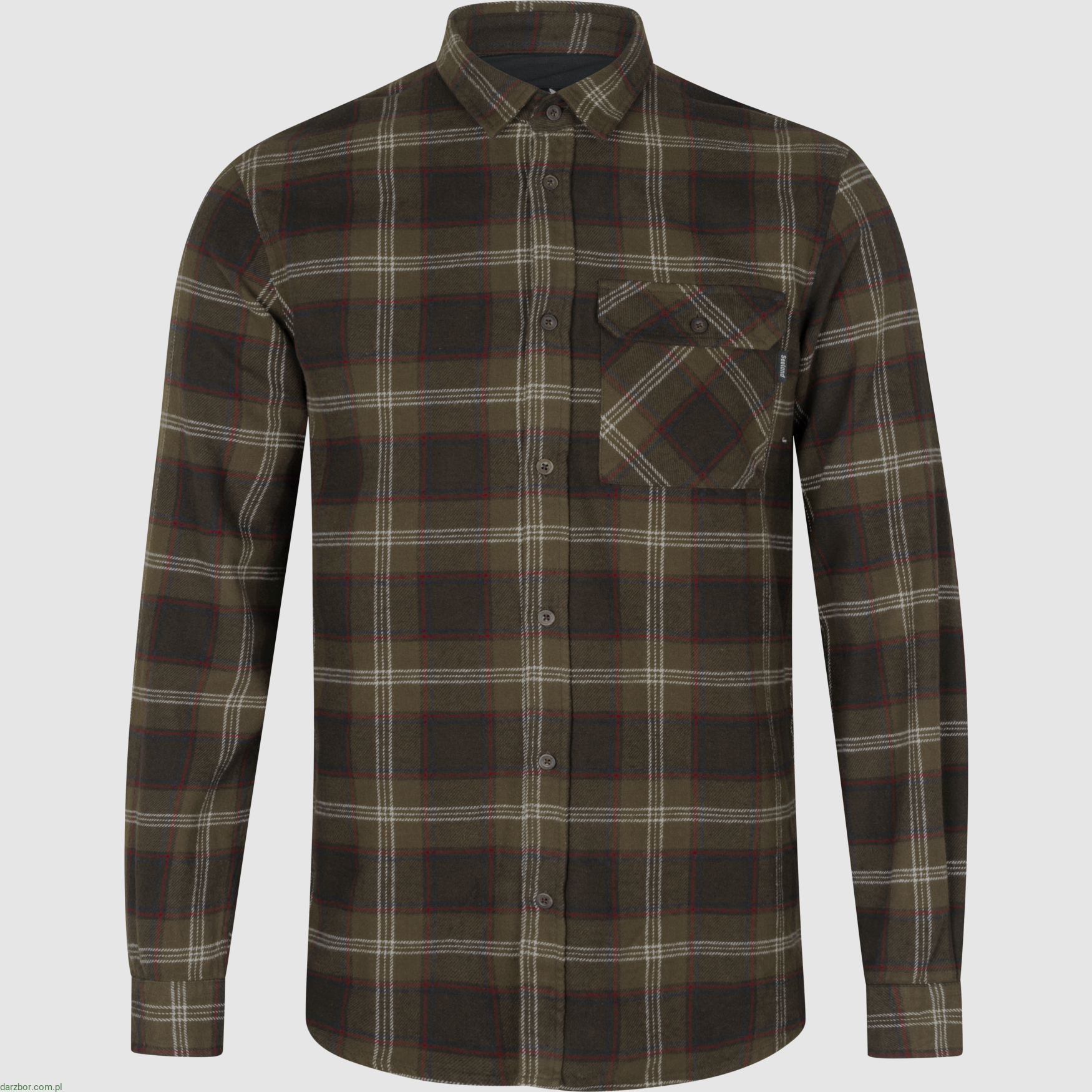 Chemise Seeland Glen, à carreaux vert pin, image 1 sur 6