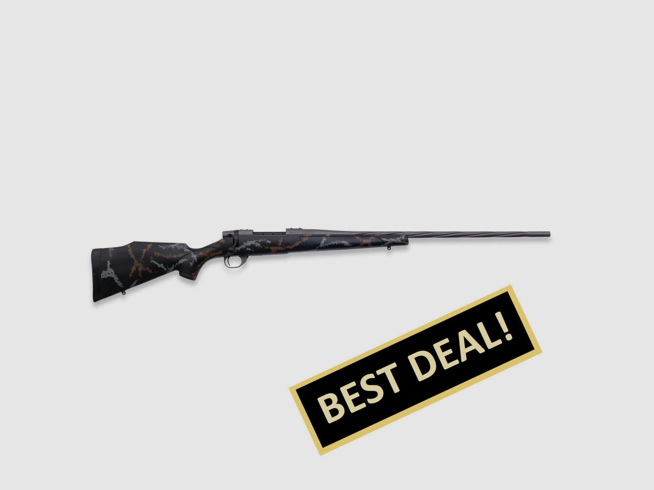 Weatherby VANGUARD MEATEATER .270 WIN 24"/61CM FLUTED TUNGSTEN CERAKOTE 1/2"-28