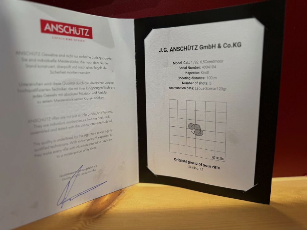 Anschütz 1782 APR Black DLC G18x1 Druckpunktabzug