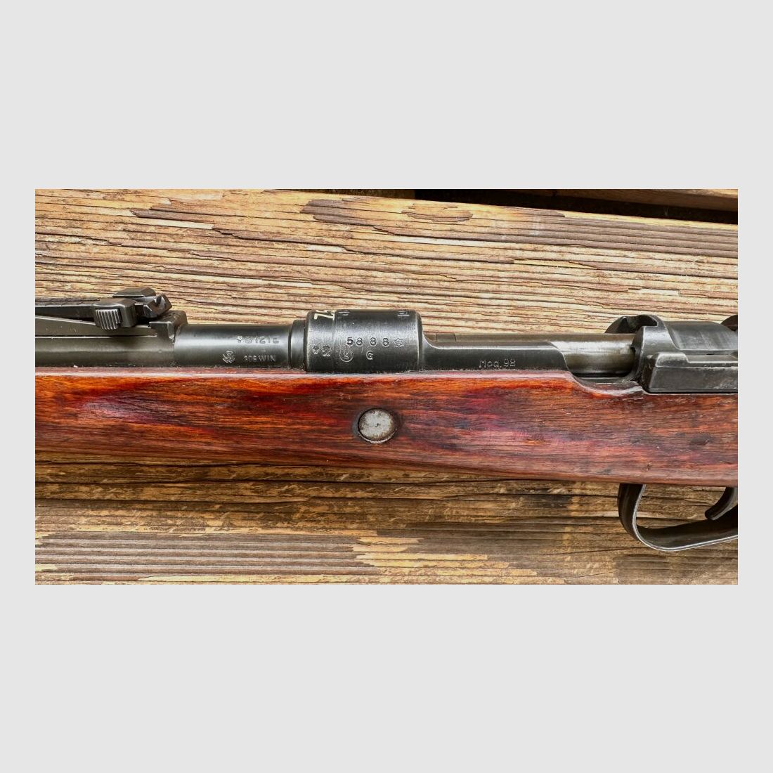 Mauser Mod. K98 con baionetta Fichtel & Sachs 1945 .308Win
