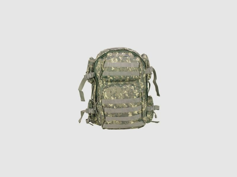 Taktischer Rucksack, mehrere Fächer, digitaler amerikanischer Tarnmuster, Bild 2 von 2