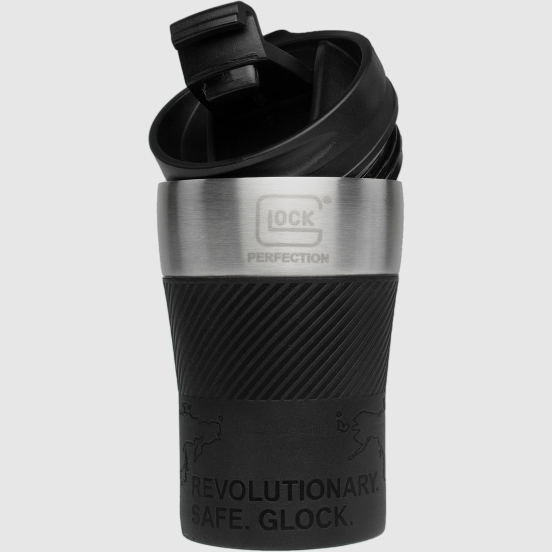Glock Thermobeker "Coffee To Go" - 210 ml - Zwart/RVS