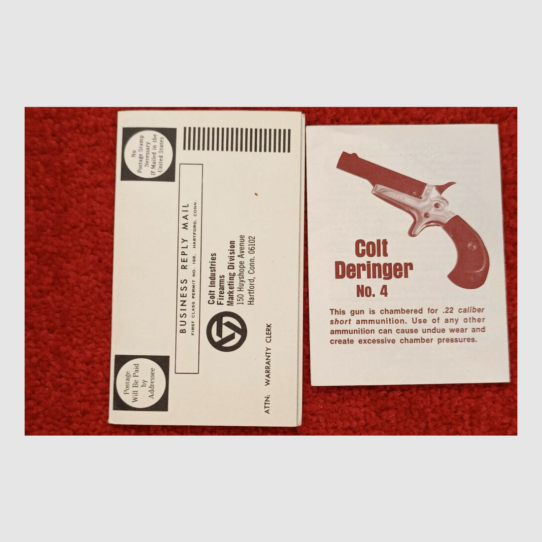 Colt Mod. Derringer Colt No. 4 Lord + Lady .22Short