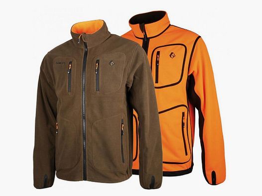 Somlys Damen Wendejacke Polar Orange/Braun