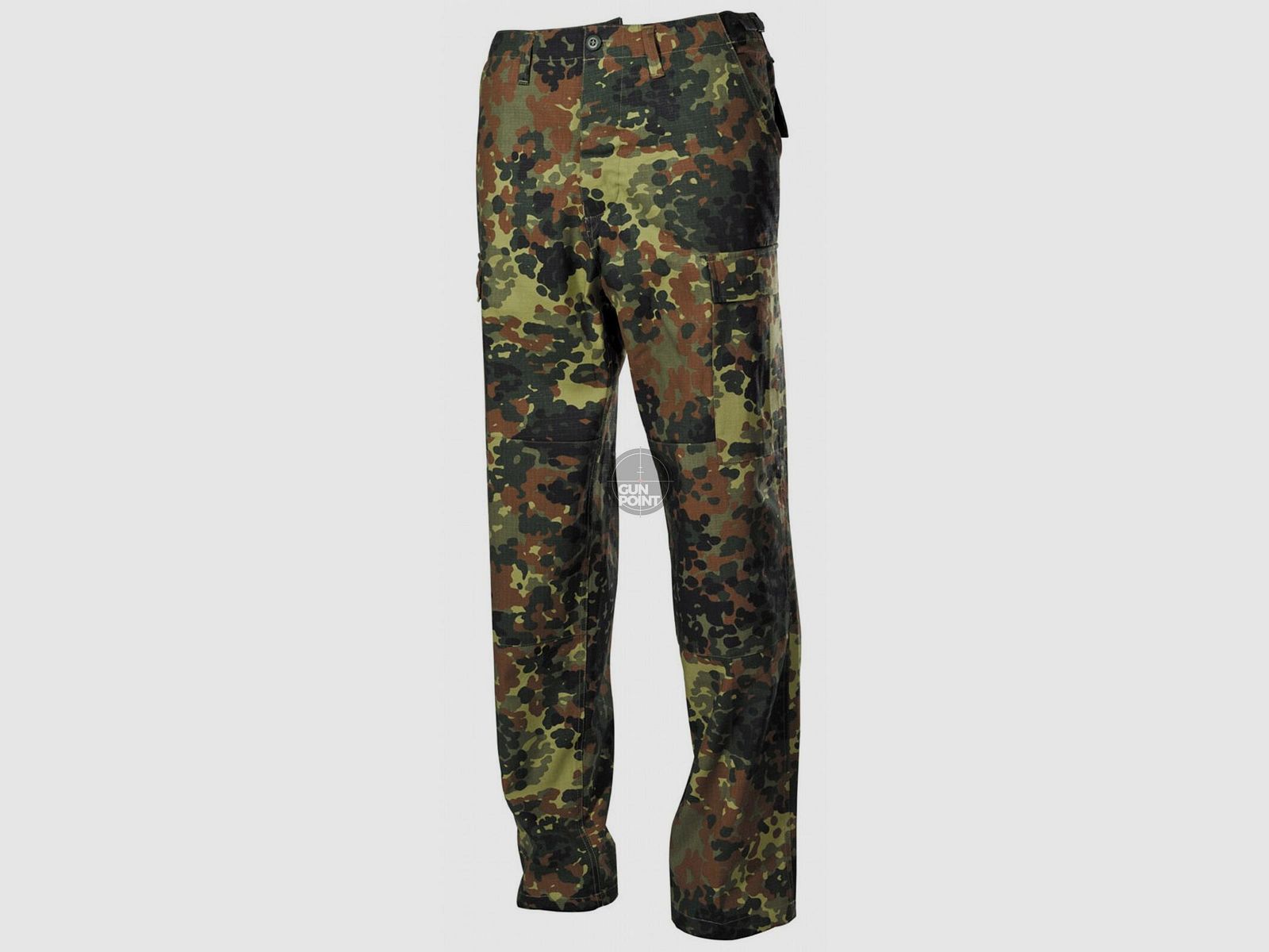 US Kampfhose, BDU, Rip Stop,flecktarn - Größe: L