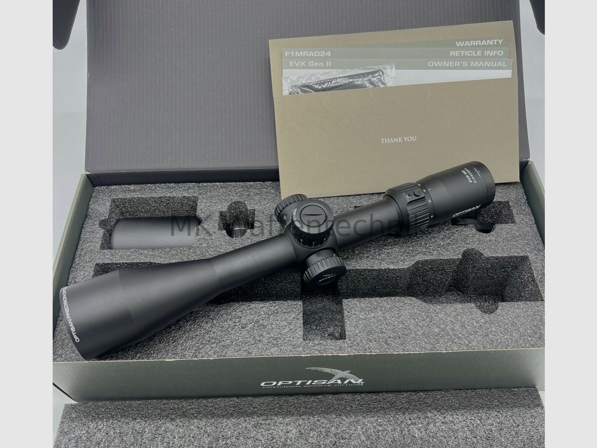 Optisan Zielfernrohr EVX Gen II 6-24x50F1 MIL/MIL