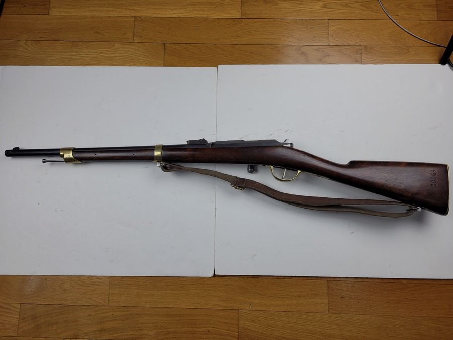 Außergewöhnliches Artillerie-Mosqueton GRAS Modell 1874 M80 Mono-Nummer – Garantierter Museumszustand, Bild 11 von 38