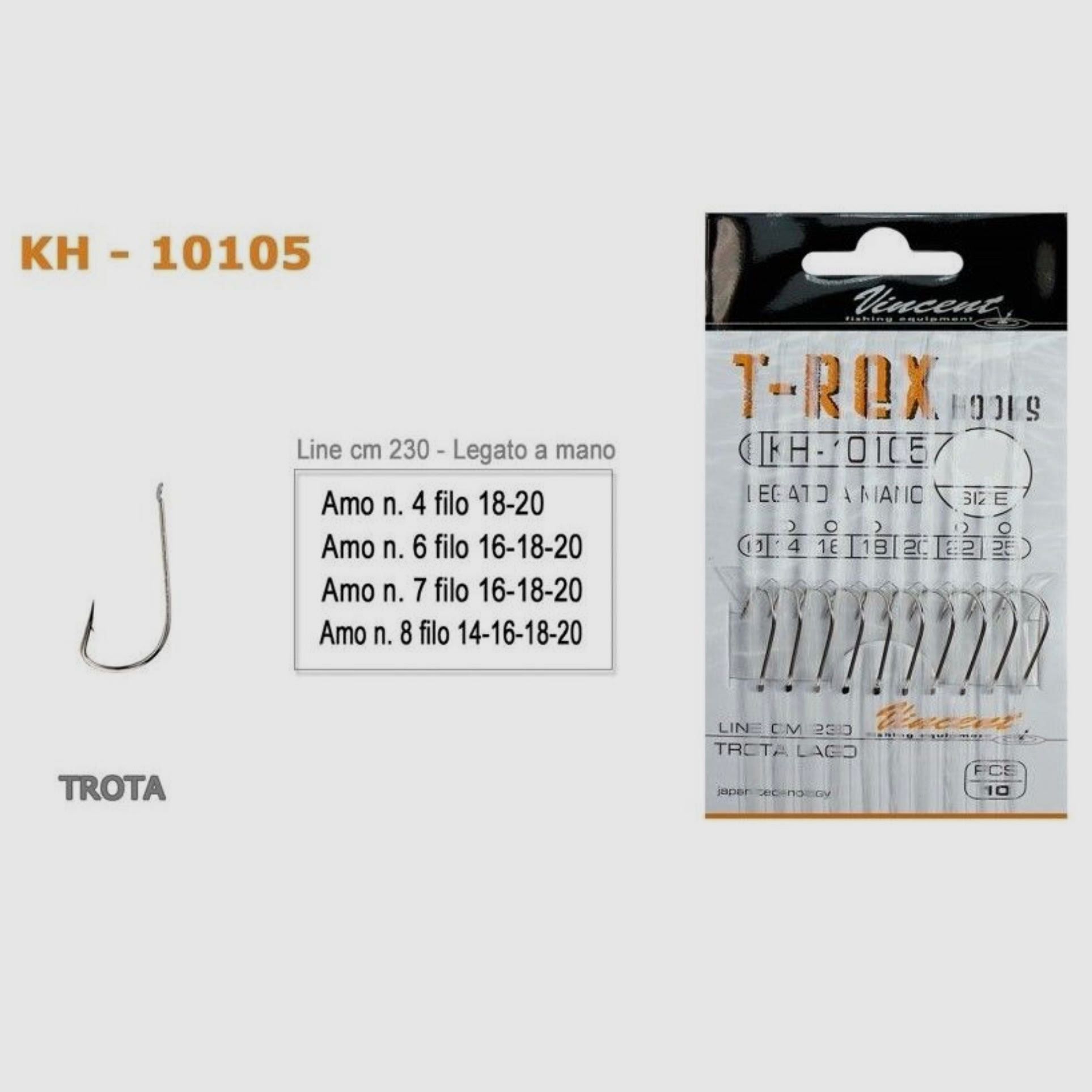 Amo T- Rex Haken Vincent N. 7 (20 Stk)