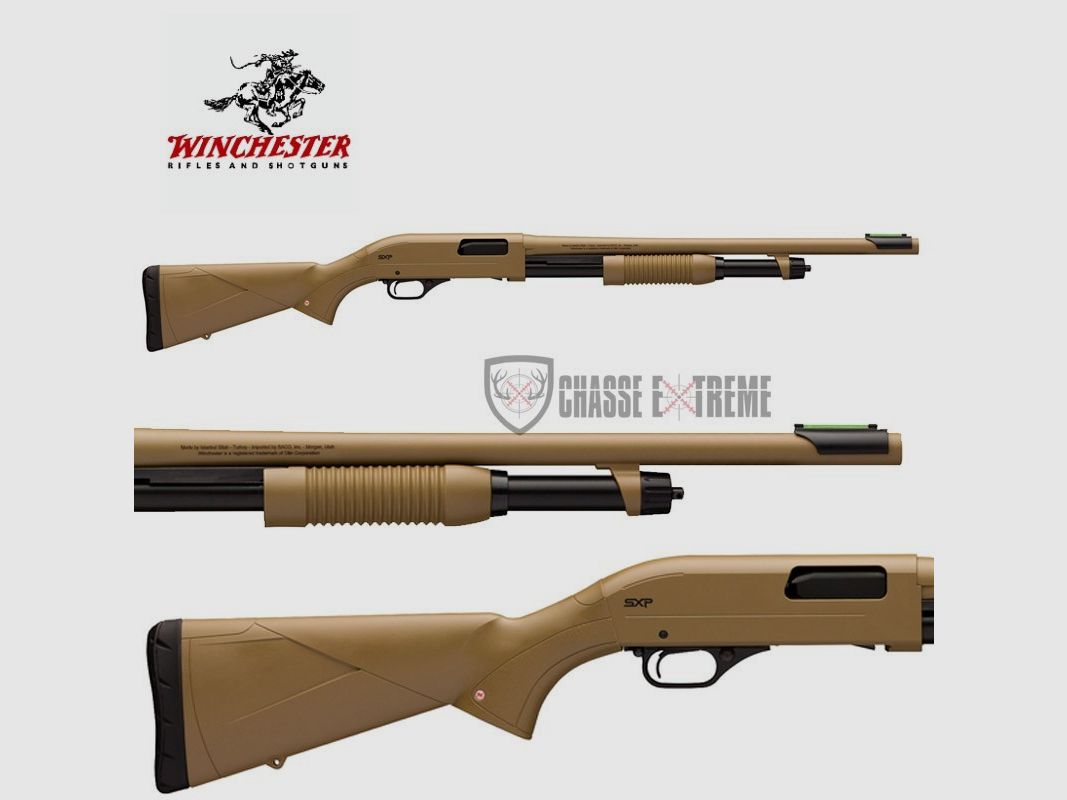 Flinte WINCHESTER Sxp Dark Earth mit gezogenen Lauf Kal. 12 61 cm