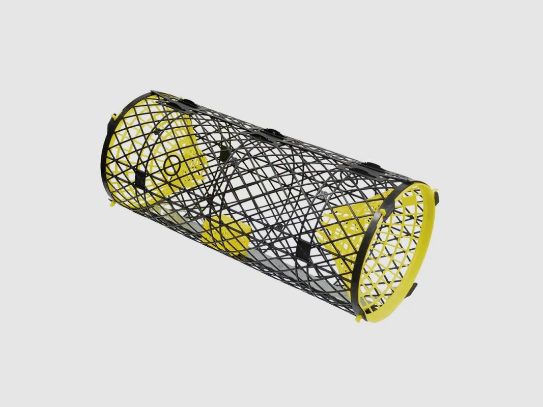Plastifizierte Krebsfalle 50 cm Durchmesser 30 cm 2 Eingänge, Bild 4 von 7