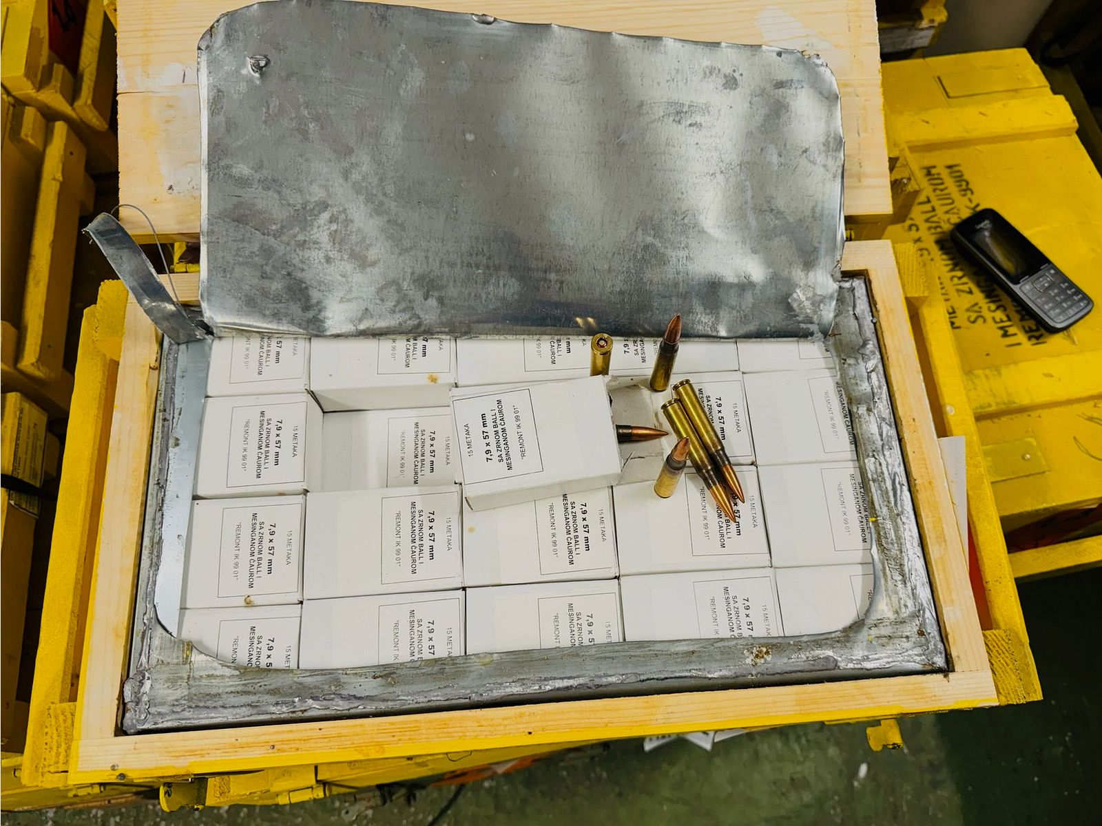 Surplus, 8×57 IS M-49, in Messinghülsen, FMJ 196 gr., in Originalverpackung, kein Postversand, 900 Stk., Bild 2 von 3