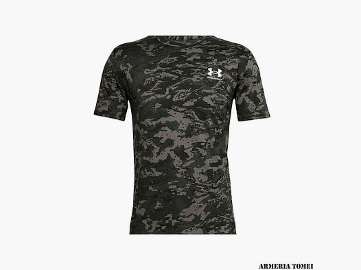 UNDER ARMOUR – UOMO – T-SHIRT ABC CAMO Baroque Green / White
