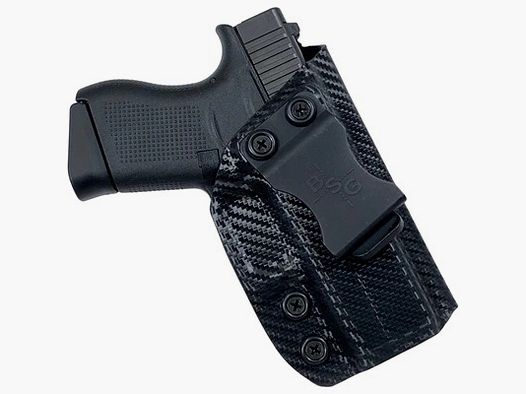 BLACK SCORPION Innenholster (IWB) Glock 43 - Low Profile - Karbon