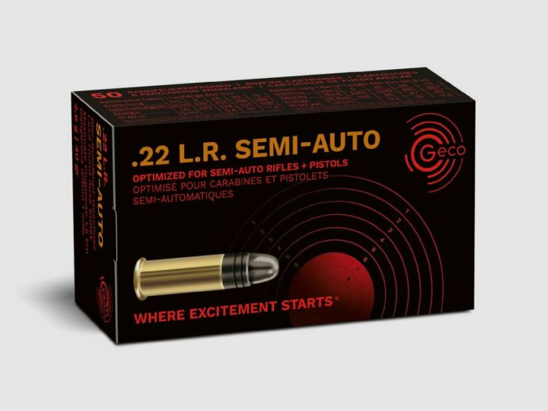 GECO .22 lfB Semi-Auto - 50 Patronen